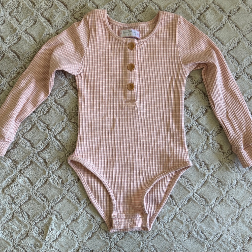 SweetHoney Pink Gingham Kids Bodysuit